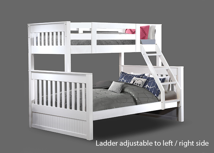 Riley Super Single over Queen Bunk Bed